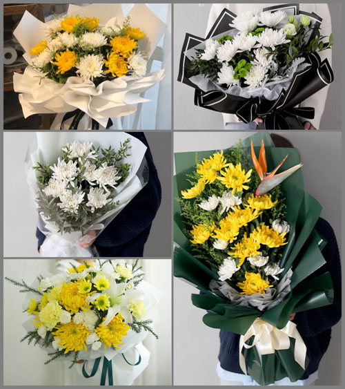 河南南阳邓州市罗庄镇宅子村白事花束代送
